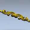 Baroque Acanthus Scroll - STL 3D Model for CNC