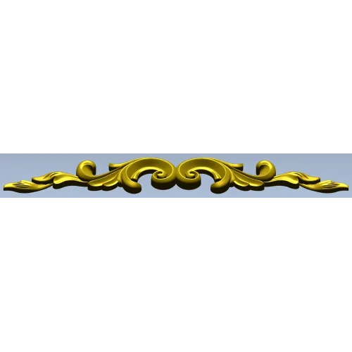 Baroque Acanthus Scroll - STL 3D Model for CNC