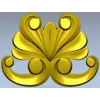 Baroque Acanthus Applique STL for CNC Milling