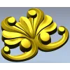 Baroque Acanthus Applique STL for CNC Milling