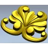Baroque Acanthus Applique STL for CNC Milling