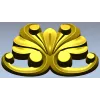 Baroque Acanthus Applique STL for CNC Milling