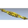 Горизонтальная резная накладка в стиле рококо - STL для ЧПУ