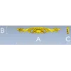 Горизонтальная резная накладка в стиле рококо - STL для ЧПУ