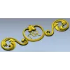 Regal Ribbon Cartouche - STL 3D model for CNC