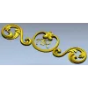 Regal Ribbon Cartouche - STL 3D model for CNC