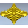 Floral Diamond Rosette - 3D STL Model for CNC