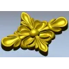 Floral Diamond Rosette - 3D STL Model for CNC