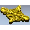 Floral Diamond Rosette - 3D STL Model for CNC