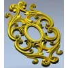 Овальный картуш в стиле рокайль - 3D STL для ЧПУ