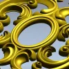 Овальный картуш в стиле рокайль - 3D STL для ЧПУ