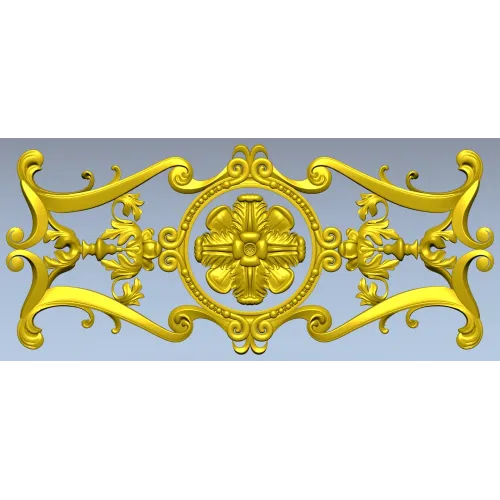 Розетта-виньетка для фрезерной резьбы - stl модель