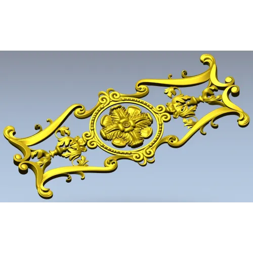 Розетта-виньетка для фрезерной резьбы - stl модель