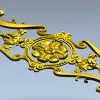 Розетта-виньетка для фрезерной резьбы - stl модель