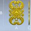 Aurelia Scroll Cartouche - STL 3D model for CNC