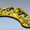 Regal Acanthus Crest - STL 3D model for CNC