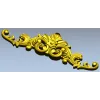 Барочная накладка "Флора" - 3D модель STL для ЧПУ