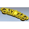 Ornamental Oval Cartouche STL for CNC