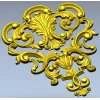 Барочный картуш STL для ЧПУ - декоративная 3D модель