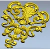 Барочный картуш STL для ЧПУ - декоративная 3D модель