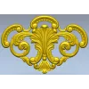 Декоративный акантовый картуш - 3D модель STL для ЧПУ