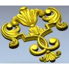 Baroque Acanthus Cartouche - STL 3D model for CNC milling