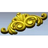 Rococo Acanthus Decorative STL for CNC