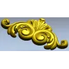 Rococo Acanthus Decorative STL for CNC