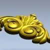 Rococo Acanthus Decorative STL for CNC
