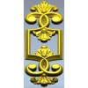 Regal Palmette Cartouche - STL 3D Model for CNC