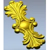 Акантовый картуш в стиле рококо - 3D модель STL для ЧПУ