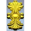 Акантовый картуш в стиле рококо - 3D модель STL для ЧПУ