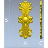 Акантовый картуш в стиле рококо - 3D модель STL для ЧПУ
