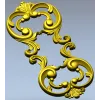 Картуш в стиле рококо - 3D модель STL для ЧПУ