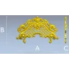 Рокайльный картуш - 3D STL модель для фрезера