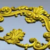 Рокайльный картуш для ЧПУ - 3D модель STL для фрезера