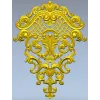 Барочный картуш для ЧПУ - декоративная 3D модель STL