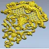 Барочный картуш для ЧПУ - декоративная 3D модель STL