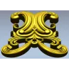 Baroque Acanthus Cartouche STL for CNC Milling