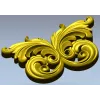 Рокайльный угловой декор - 3D модель STL для ЧПУ