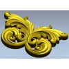 Рокайльный угловой декор - 3D модель STL для ЧПУ