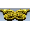 Рокайльный угловой декор - 3D модель STL для ЧПУ