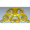 Барочный картуш в формате STL для ЧПУ - декоративная 3D модель
