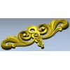 Декоративный картуш вензель с подвеской - stl модель для ЧПУ