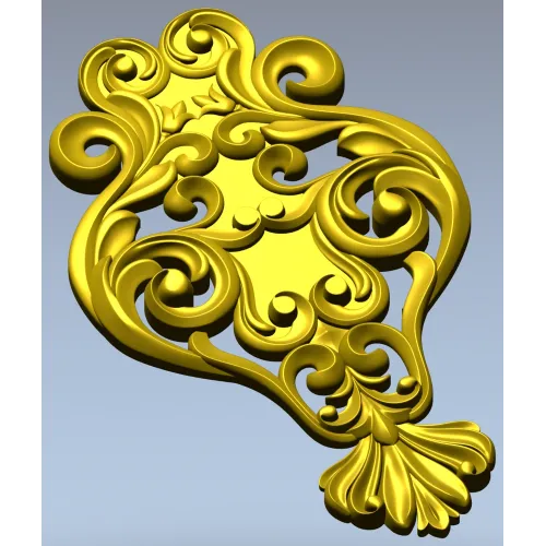 Вертикальный картуш "Селеста" - 3D модель STL для ЧПУ