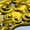 Вертикальный картуш "Селеста" - 3D модель STL для ЧПУ