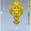 Вертикальный картуш "Селеста" - 3D модель STL для ЧПУ