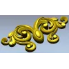 Baroque Acanthus Cartouche for CNC (STL 3D model)