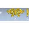 Baroque Acanthus Cartouche for CNC (STL 3D model)