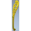 Decorative Acanthus Scroll Leg - STL 3D Model for CNC